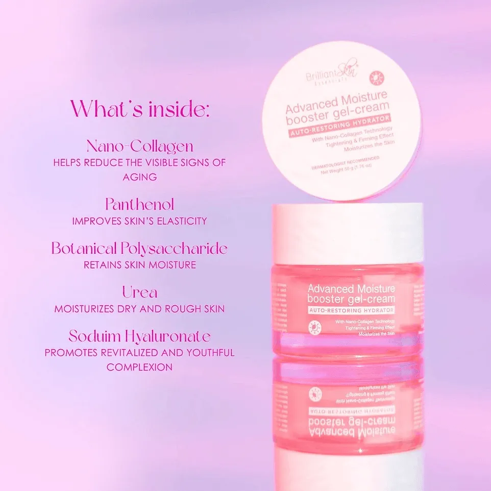 Brilliant Skin Advanced Moisture Booster Gel Hydrating Cream - 50g